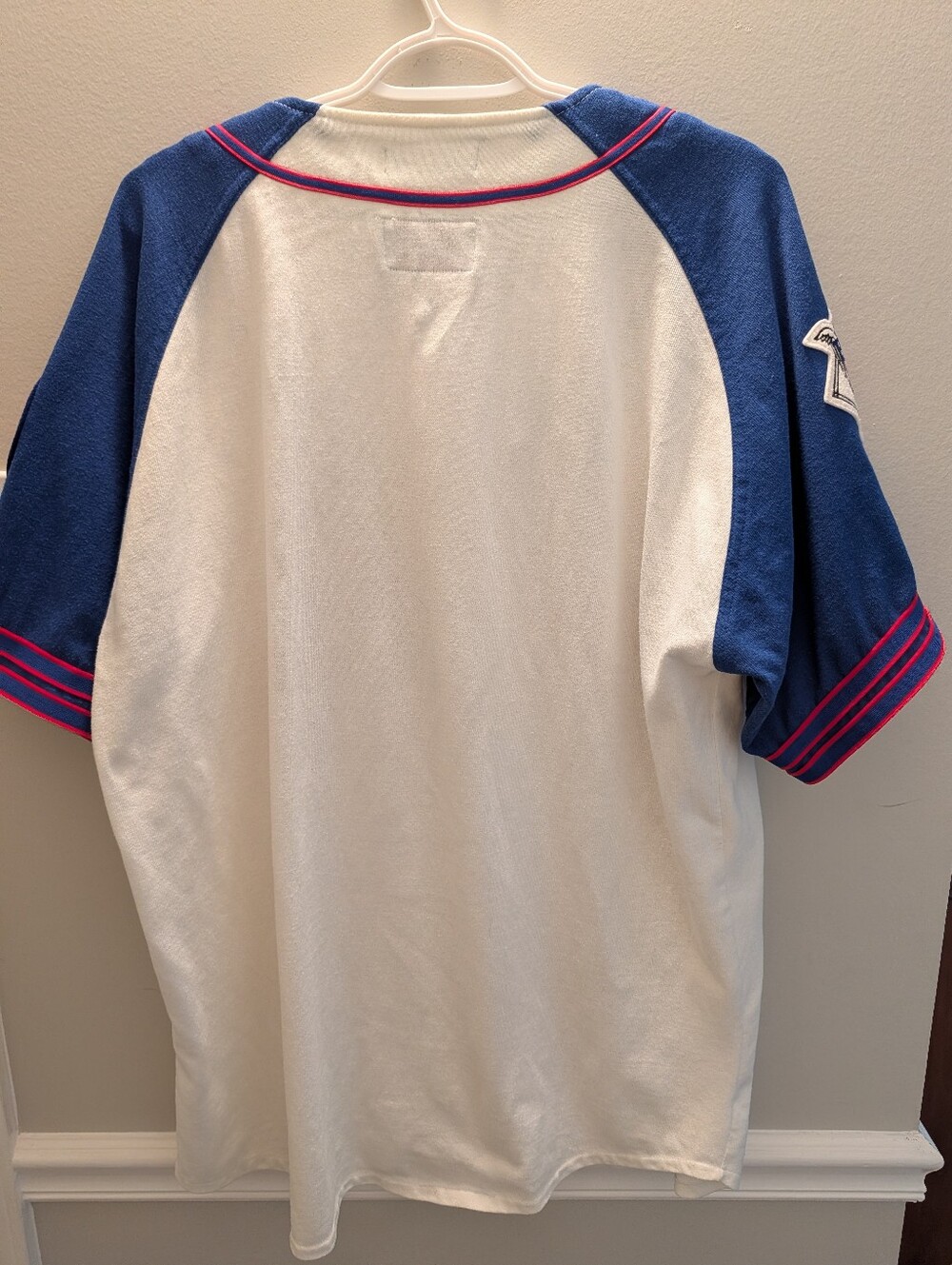 STARTER White, Blue & Red Chicago Cubs Baseball Jersey Size Large - Picture 5 of 5